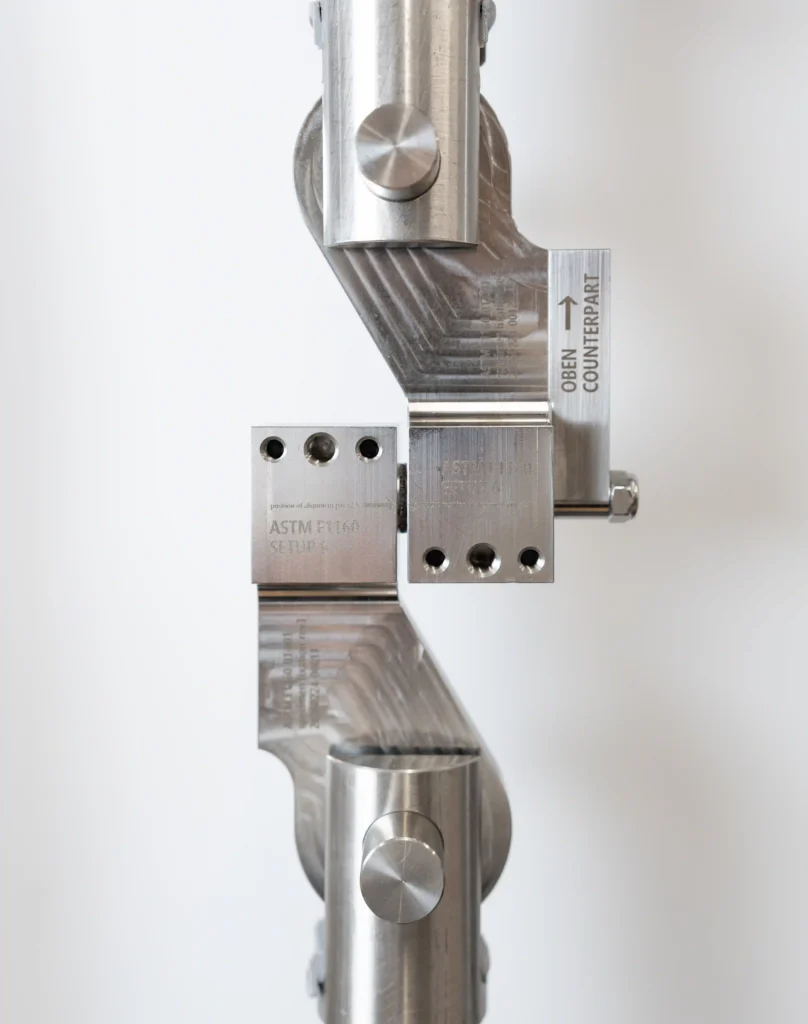 ASTM F1160 Test set-up