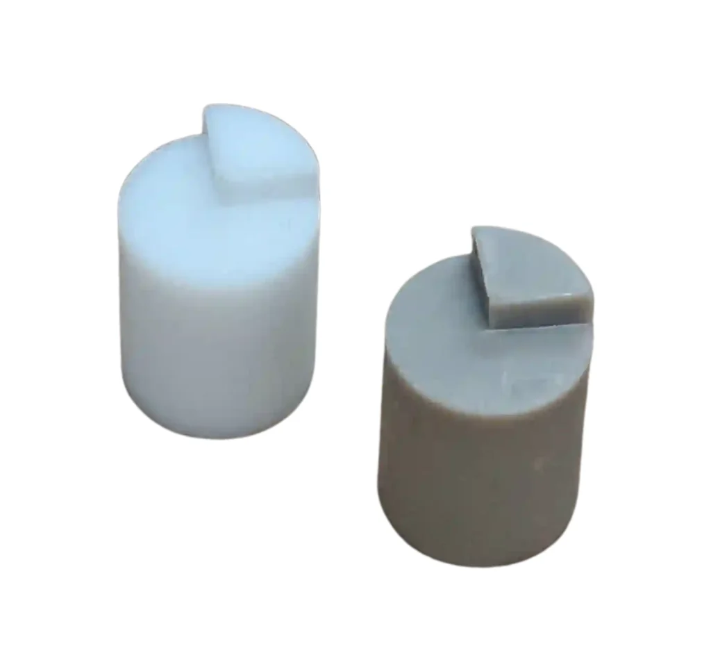 Polymeric samples for a pin on disc test